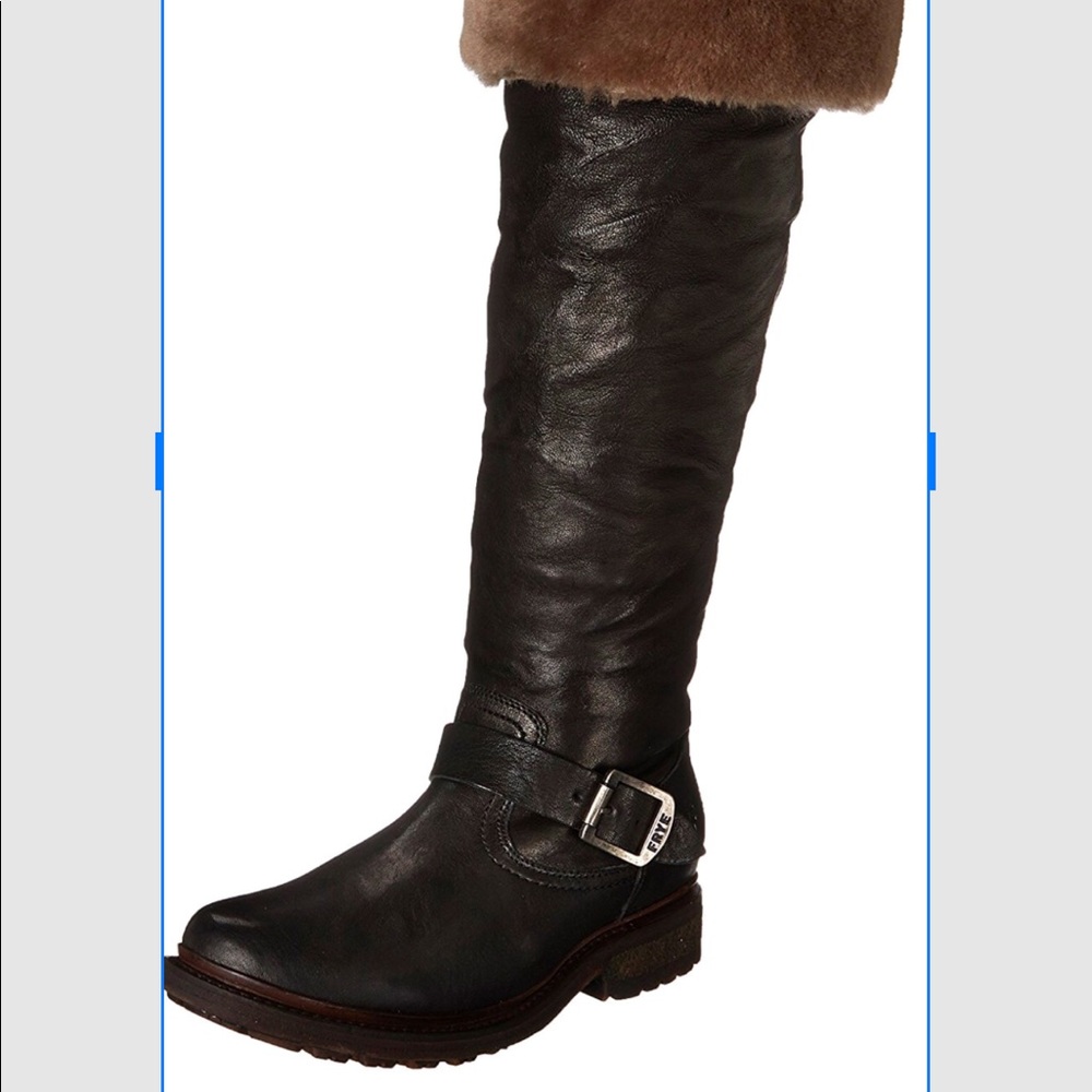 Frye OTK fully shearling lined boots nwot - Picture 4 of 8